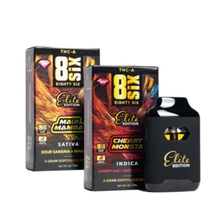 Eighty Six Brand Elite Edition THCA Disposable Vape Cartridge